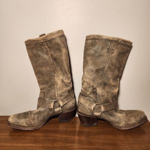 Durango Womens Size 7 Harness 13" Boots DK Grey